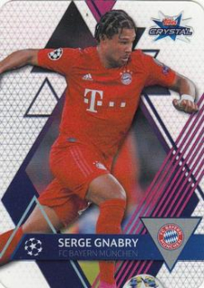 Serge Gnabry Bayern Munchen 2019/20 Topps Crystal Champions League Base card #25